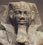 Detail of Sahure from a dyad statue. Metropolitan Museum, New York