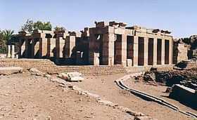 reconstructed temple of Satis on theIsland of Elephantine